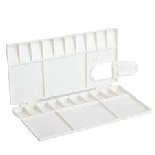 23 Well Plastic Palette with Attached Lid