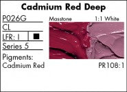 Buy cadmium-red-deep Grumbacher Pre-Tested Oils 37ml