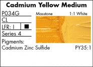 Buy cadmium-yellow-medium Grumbacher Pre-Tested Oils 37ml