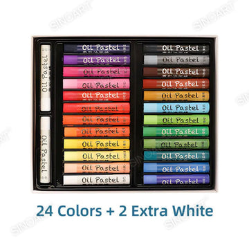 Extra Soft Artist Quality Oil Pastel Set of 24 - 0