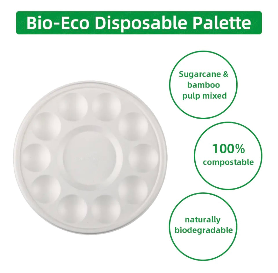 Eco-Friendly Bio-Degradable 10-Well Palette