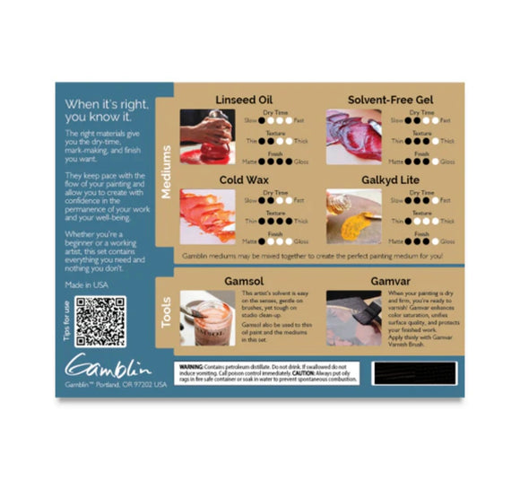 Oil Painting Must Have Medium Set