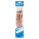 Assorted Long Handle Brush Set 6pcs