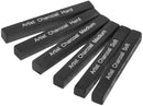 Compressed Charcoal Sticks 6pcs - Soft, Med & Hard-2
