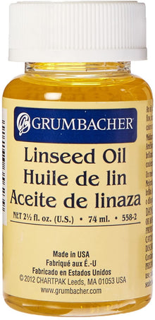 Grumbacher Refined Linseed Oil