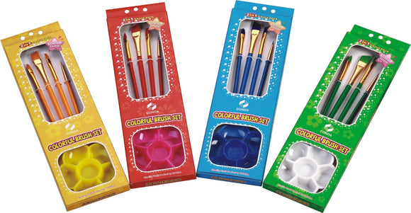 Synthetic Brush & Flower Palette