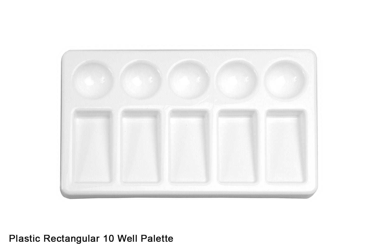 Rectangular 10 Well Plastic Palette