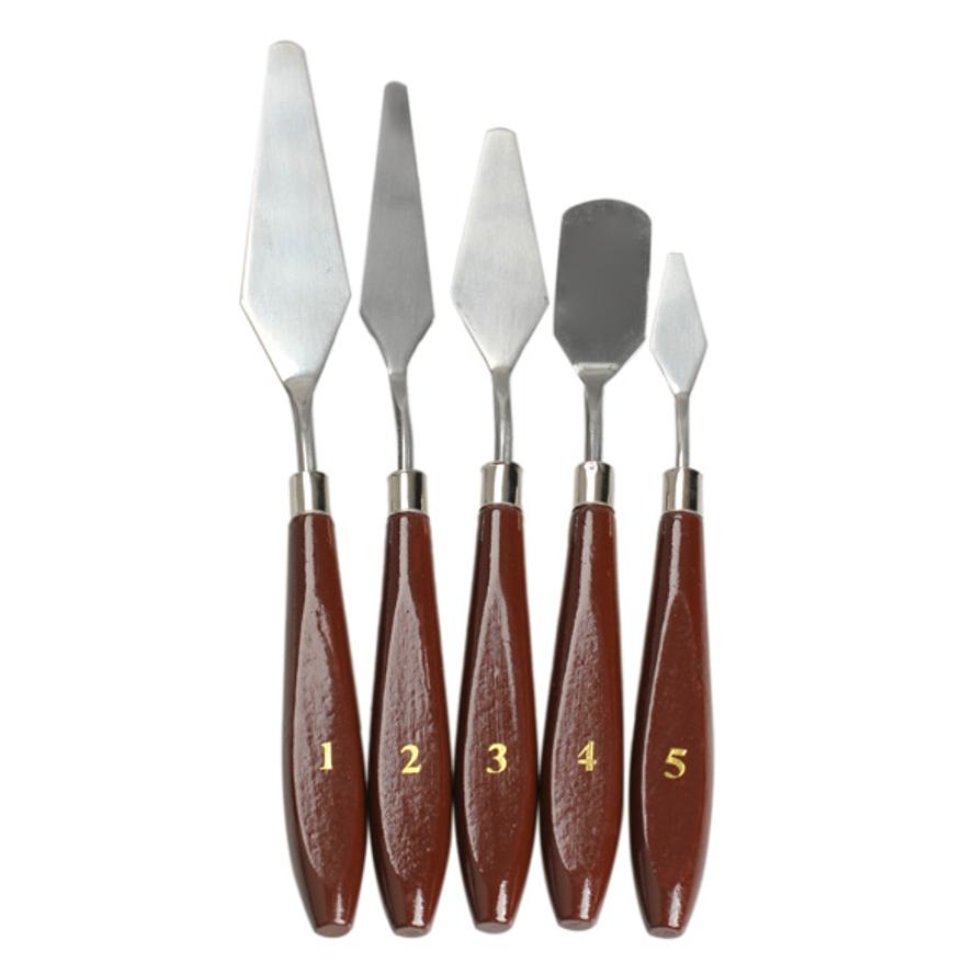 Metal Painting Knife Set - 5pcs