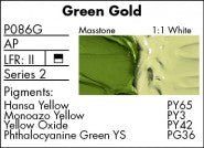 Buy green-gold Grumbacher Pre-Tested Oils 37ml