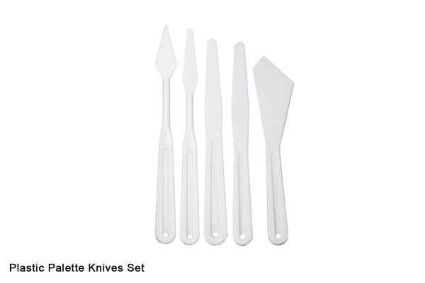 Plastic Painting Knife Set - 5pcs